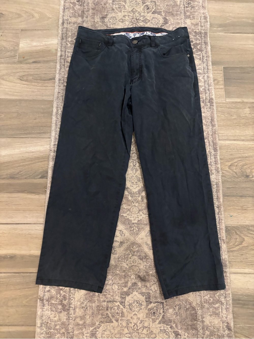 Tommy Bahama Pants navy Mulberry Flat Mens khakis 34/28